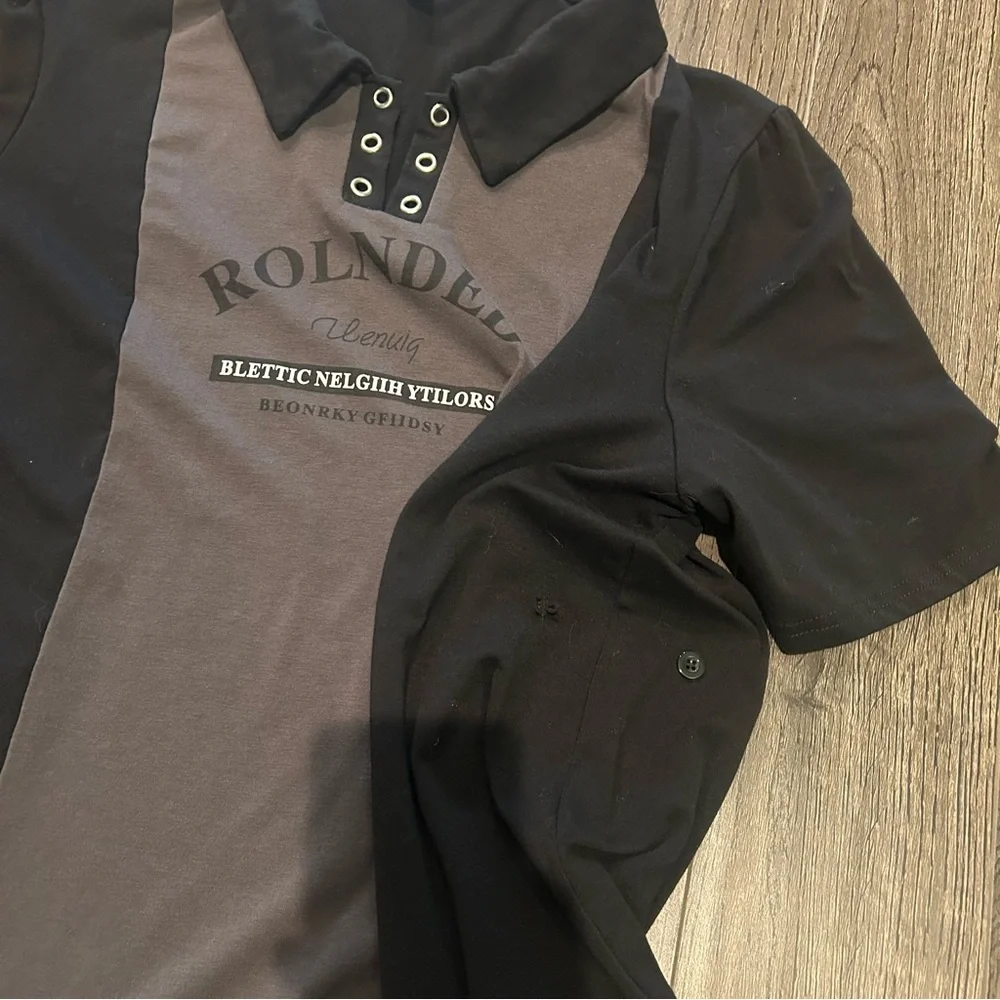 Women Black and Gray Dress - Picture 6 of 10